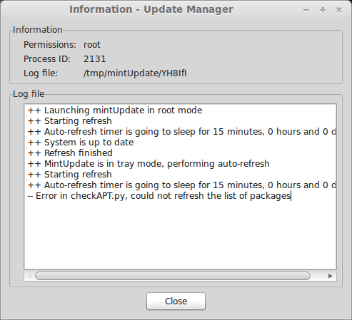 linux mint desklets an error occurred linux mint desklets an error occurred
