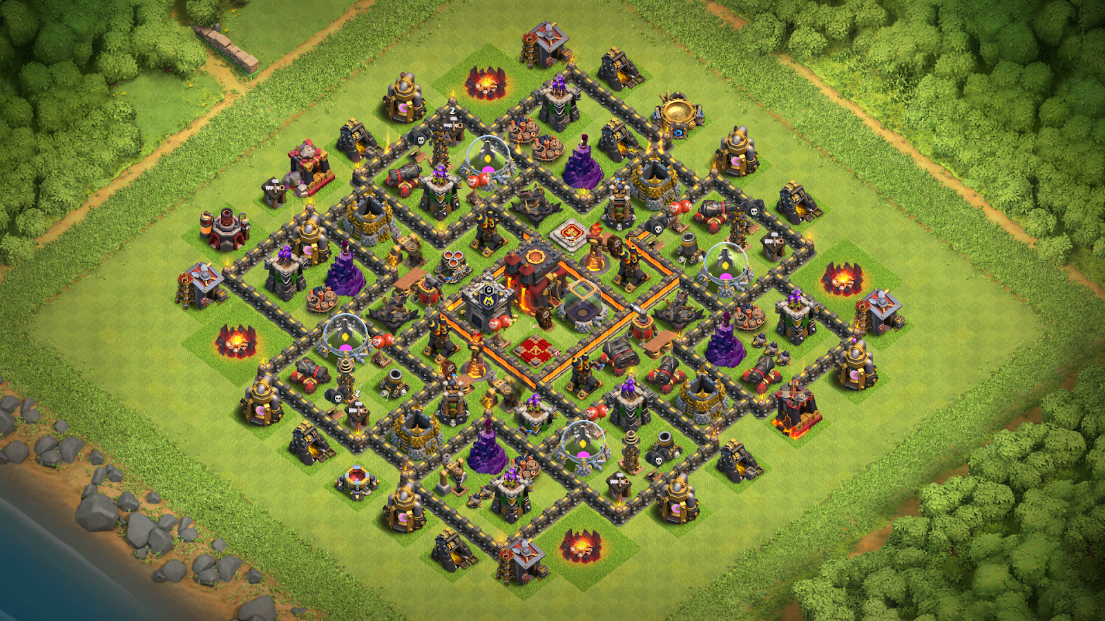 Town Hall 10 Hybrid Base with Copy Link.