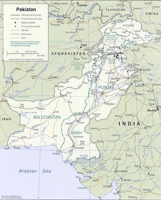 image: Pakistan Political Map