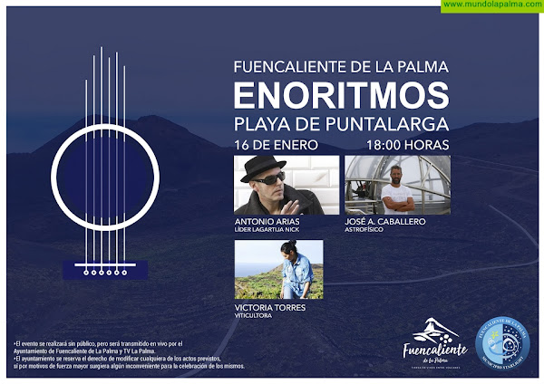 La playa de Puntalarga acoge el segundo concierto de ‘Enoritmos’, organizado por el Ayuntamiento de Fuencaliente