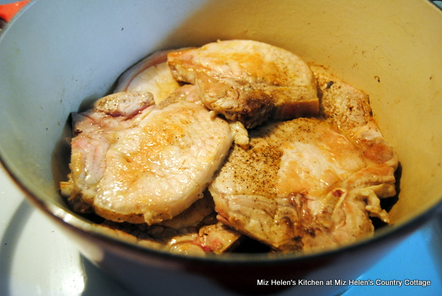 Retro Pork Chop Dinner