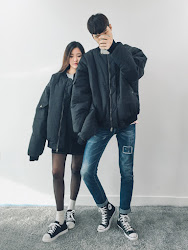 couple korean korea couples outfit winter outfits asian street wear looks trends clothes official polyvore officialkoreanfashion trend desde guardado