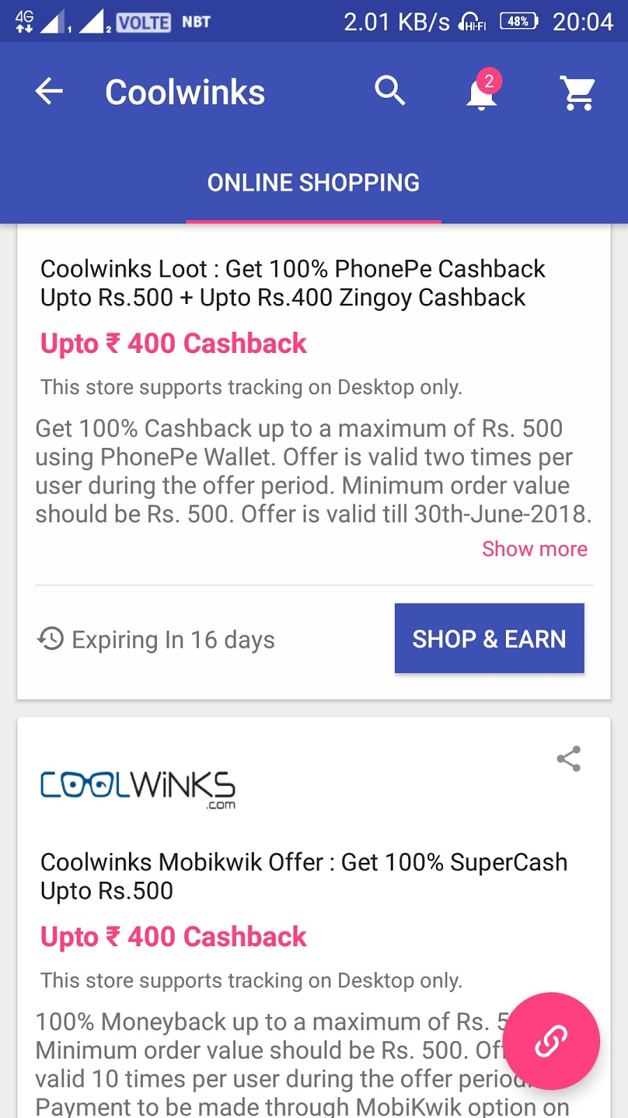 zingoy new user offer