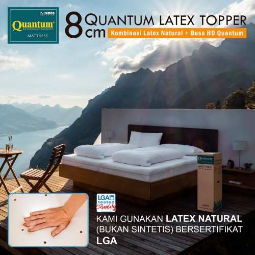Review Quantum Latex Topper 8 cm