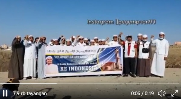 Jelang Kepulangan Habib Rizieq, Dari Saudi Jamaah Sampaikan 'Selamat Jalan Guru Kami ke Indonesia' Jelang Kepulangan Habib Rizieq, Dari Saudi Jamaah Sampaikan 'Selamat Jalan Guru Kami ke Indonesia'