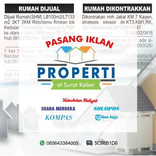 Istilah Singkatan Dalam Iklan Baris Properti Di Koran Biro Iklan