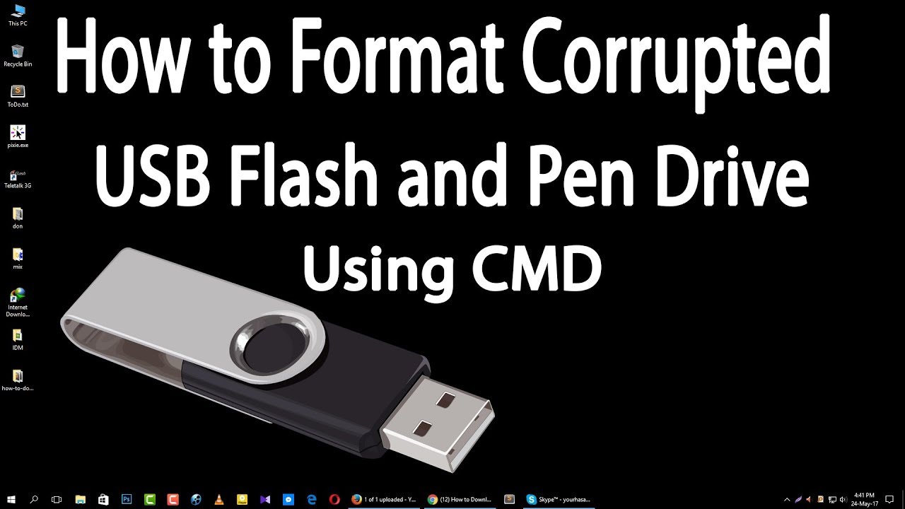 How to Format USB Flash Drive Using Cmd TimeBox HighTechBD