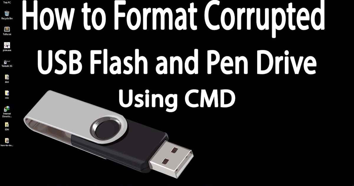 How to Format USB Flash Drive Using Cmd TimeBox HighTechBD