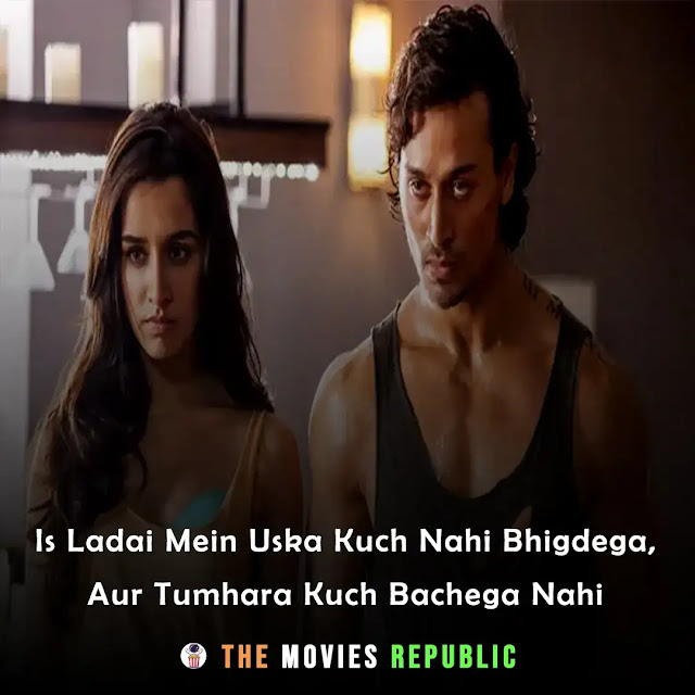 baghi movie dialogues, baghi movie quotes, baghi movie shayari, baghi movie status, baghi movie captions