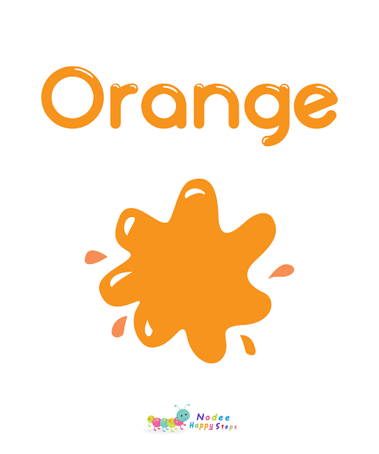Orange Color - Colors Flashcardsfor Kids
