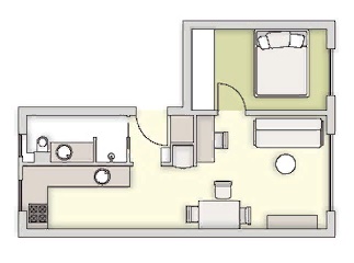 Новый дизайн интерьера маленькой двухкомнатной квартиры после ремонта