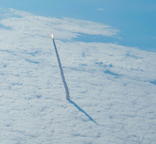 Space Shuttle Clouds HD Wallpaper