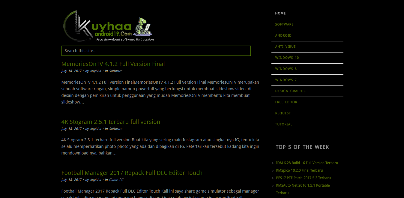 Masukannya untuk Tema baru ? kuyhAa