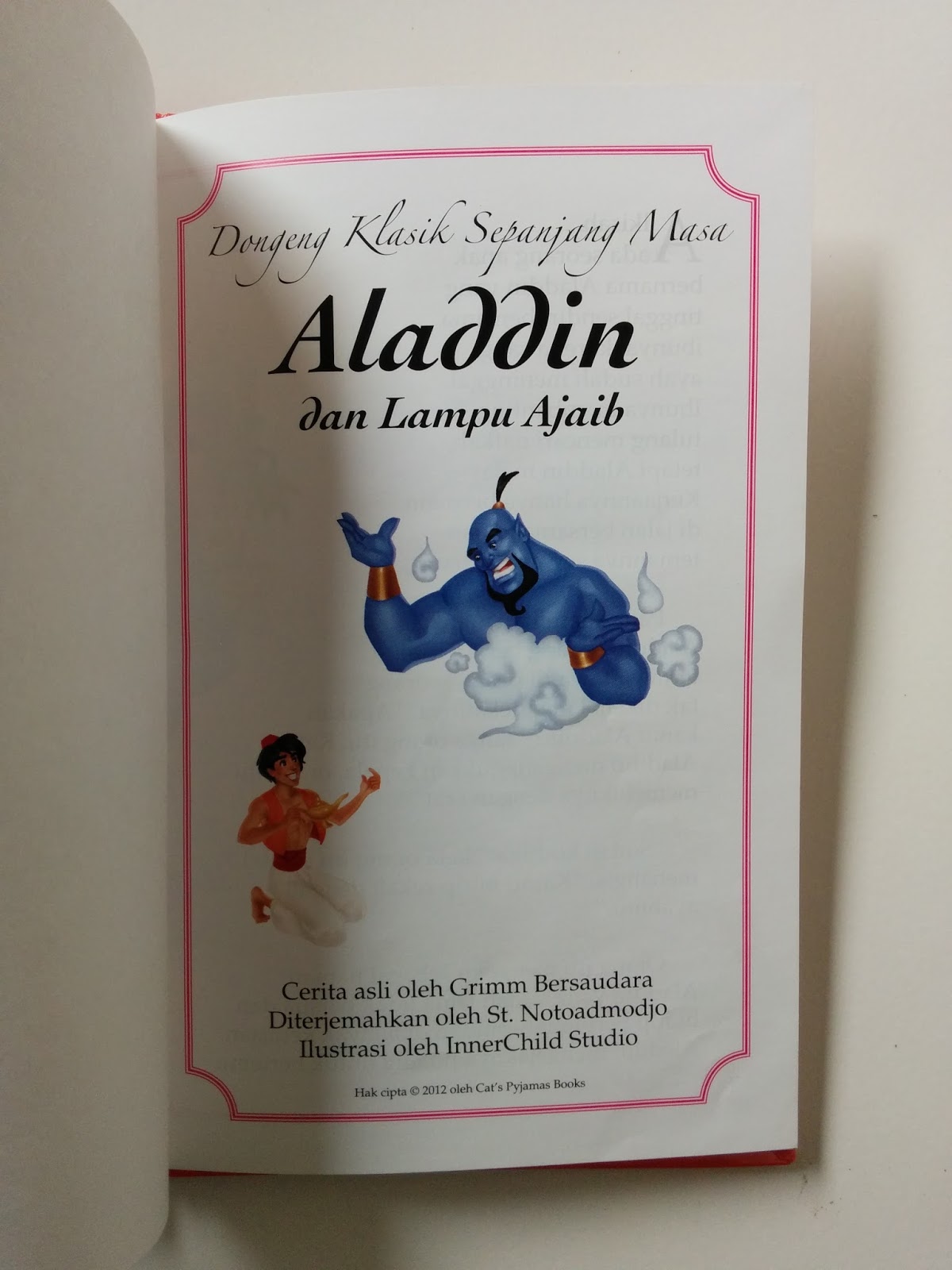 Dongeng Klasik Sepanjang Masa Aladdin Dan Lampu Ajaib Toko Buku Bekas Online