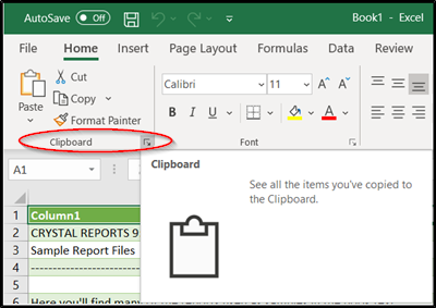 Jak wyczyścić schowek w programie Excel, Word lub PowerPoint?