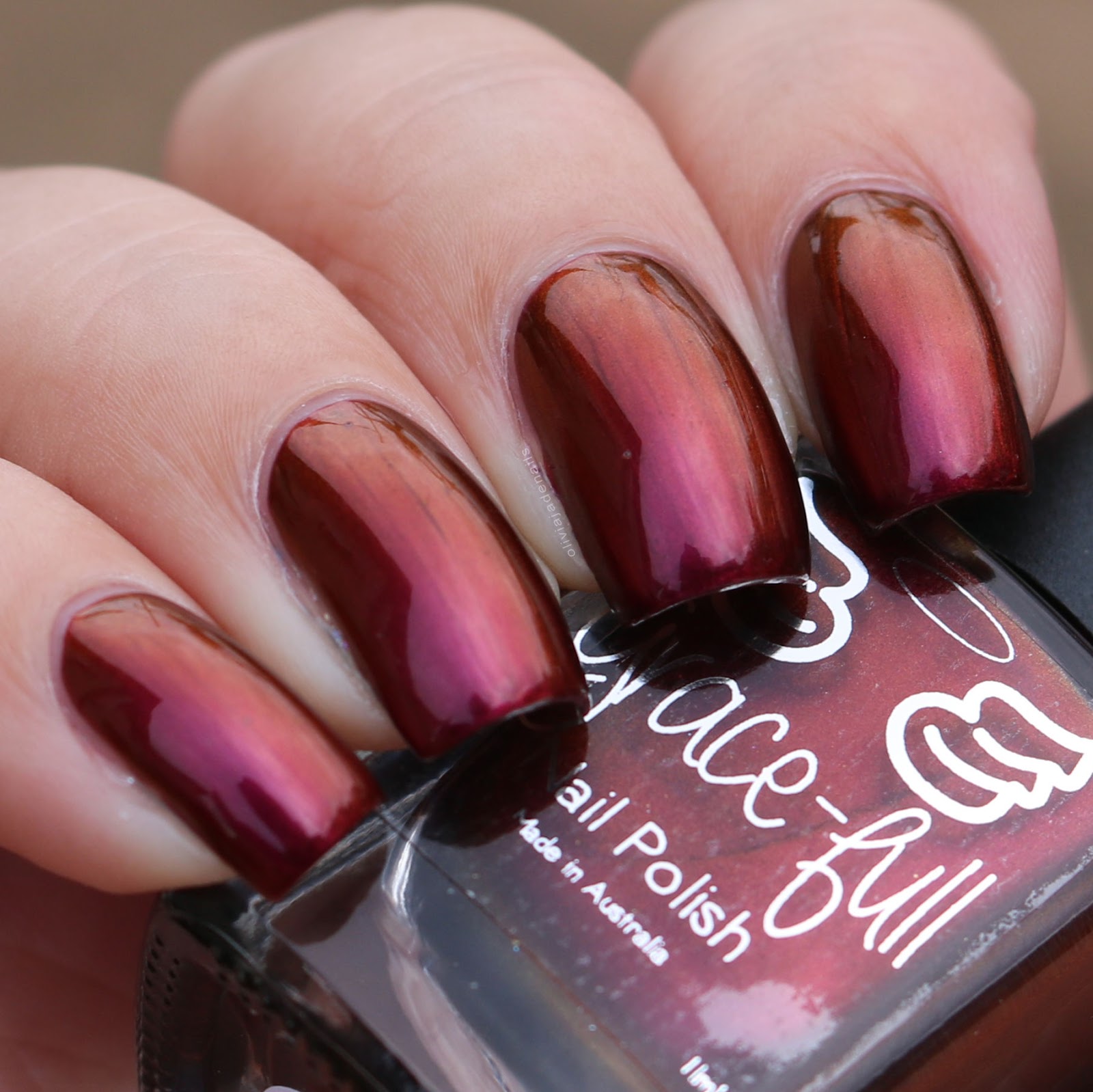 Grace-full Nail Polish Cats Meow swatched by Olivia Jade Nails