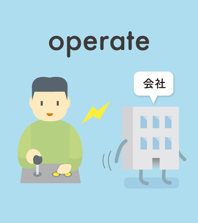 operate と manipulate の違いとは?