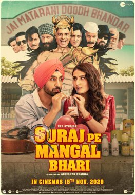 Suraj Pe Mangal Bhari (2020) Hindi Movie Pre-DVDRip x264 1.4Gb | 400Mb