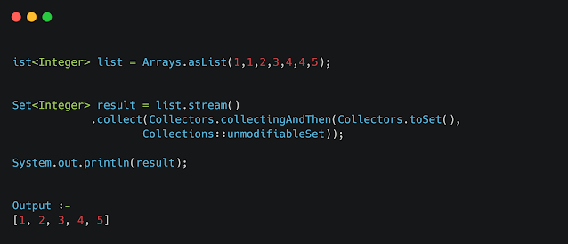 Java 8 Stream Collect() Method with examples | Programming Blog