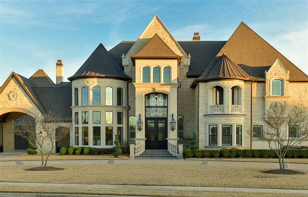9,000 Square Foot FrenchInspired Stone Mansion In Rockwall, TX THE