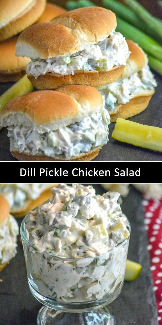 Dill Pickle Chicken Salad Healthy Recipes Soup