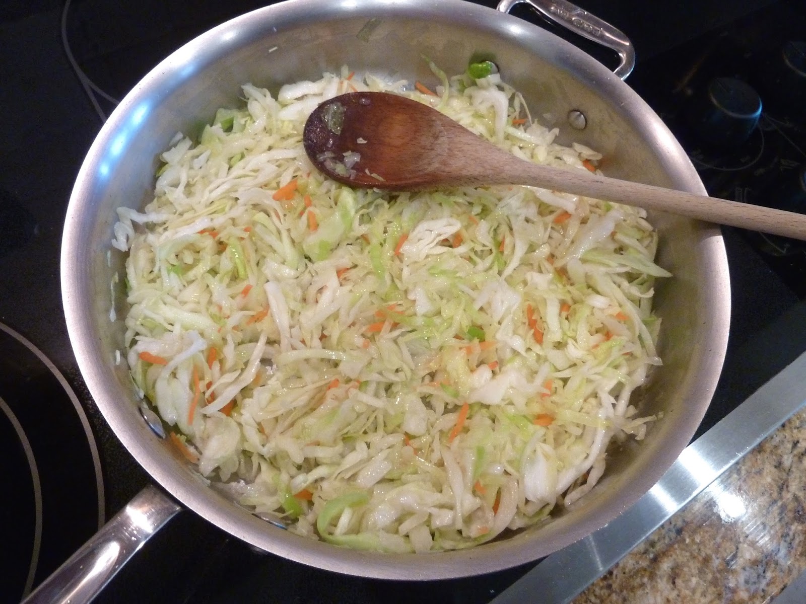 Cracked Pepper Cabbage and Spring Onion Tart