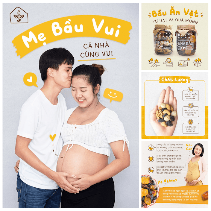 [A36] Top combo ăn vặt thơm ngon, tốt cho sức khoẻ Mẹ Bầu.