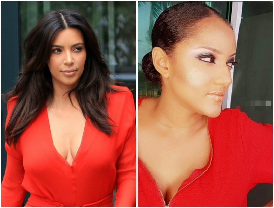 BBnaija:Gifty Caught Red Handed Begging Kim Kardashian To Comment On Her Photo