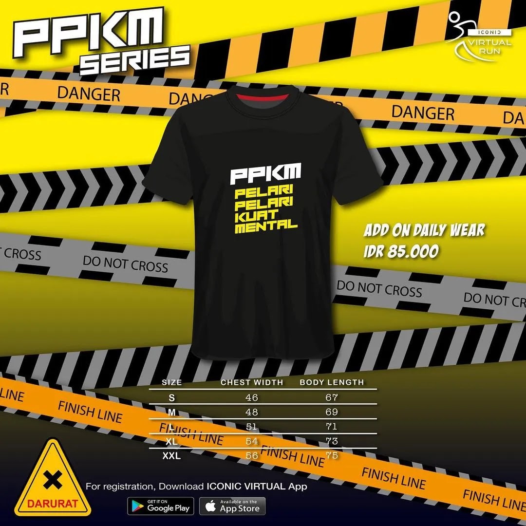 🔍 Iconic Virtual Run - PPKM Series • 2021 Iconic Virtual Run - PPKM Series • 2021