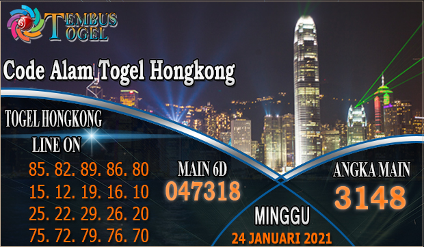 Code Alam Togel Hongkong - Hari Minggu 24 Januari 2021