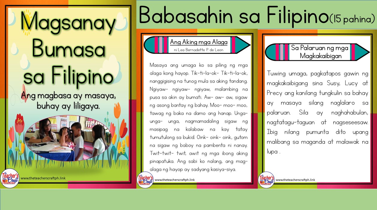 Pagsasanay Bumasa Sa Filipino 81 Pgs The Teacher S Craft Vrogue