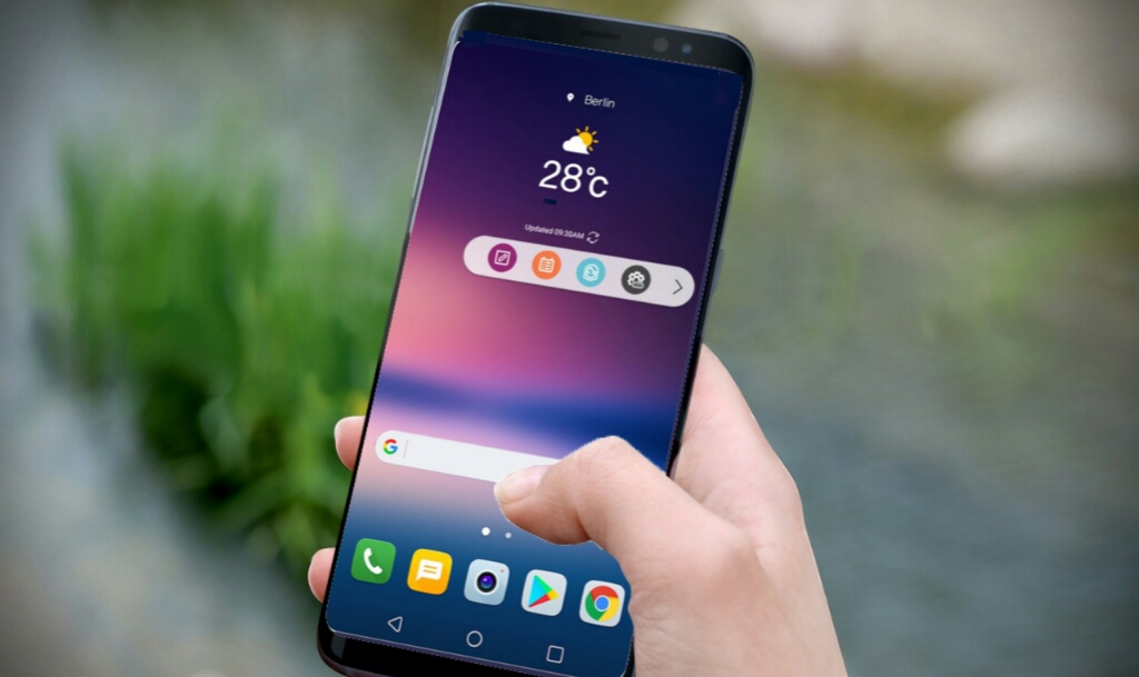 Image result for LG V30 FLOATING BAR