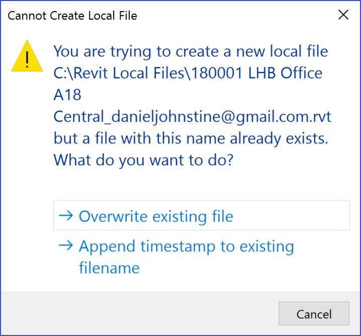 BIM Chapters Local File Overwrite or Timestamp?