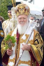 His All Holiness the Ecumenical Patriarch Bartholomew with his liturgical vestments