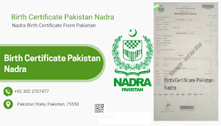 Nadra Birth Certificate For Adults, Birth Certificate Paksitan