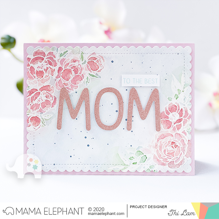mama elephant | design blog: Stamp Highlight: Corner Flowers