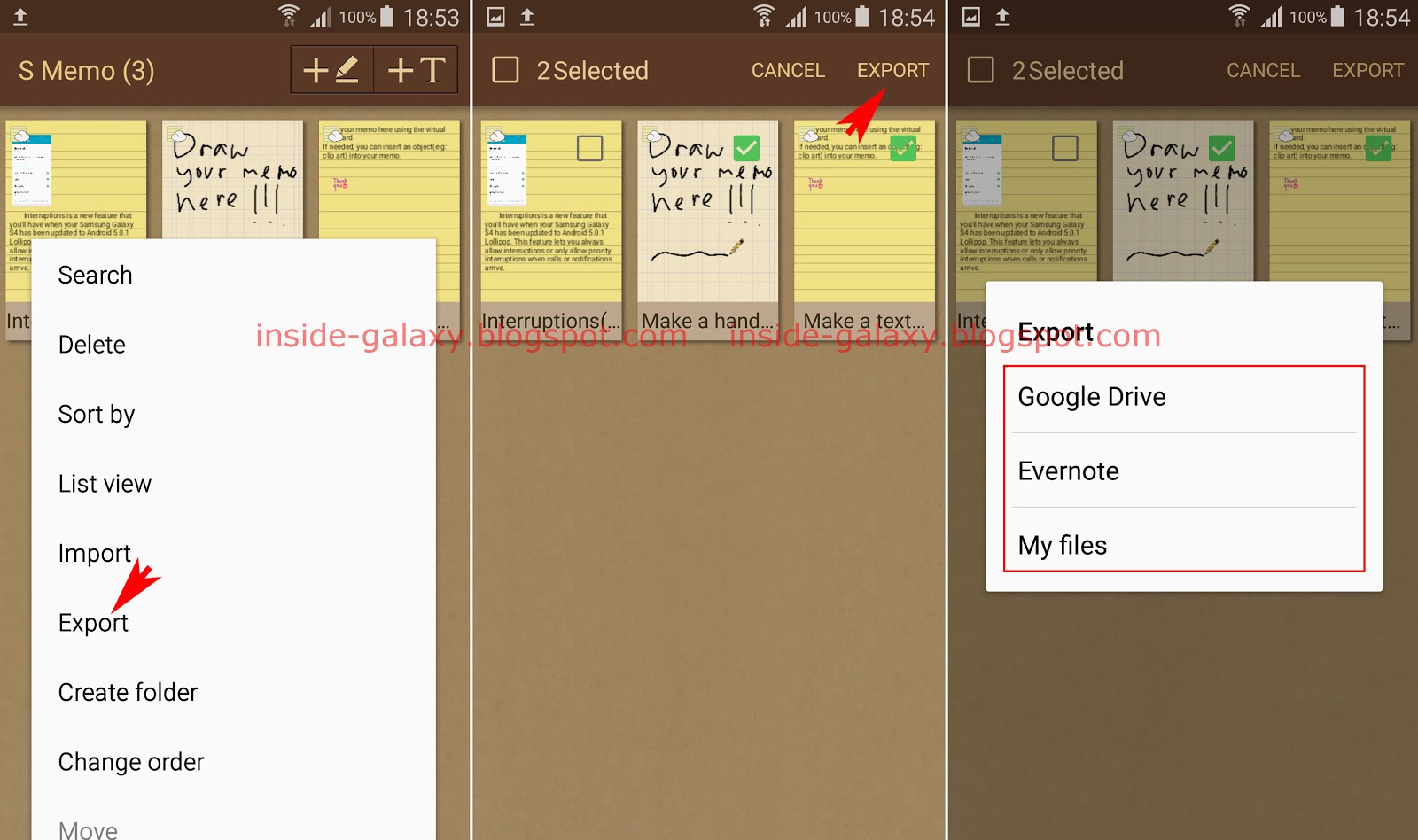 How to Save Memos to Sd Card Android?