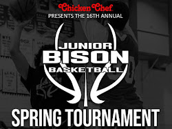 REMINDER: Jr Bison Boys Basketball Tournament Set for April 10-12 for Teams Born 2002 to 2010