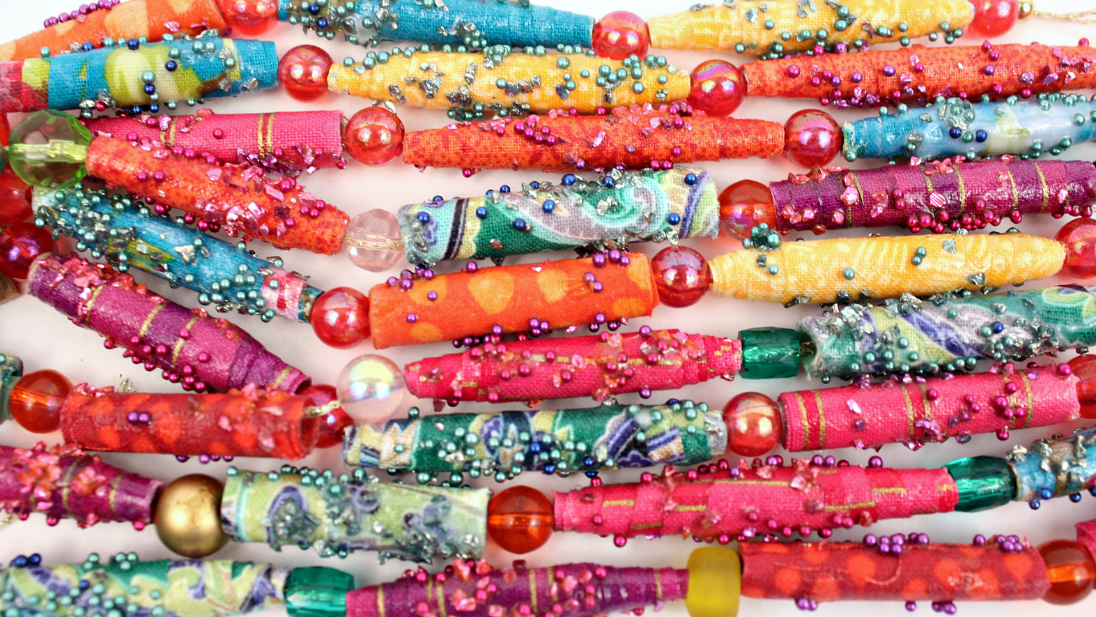 Mark Montano Scrap Fabric Beads