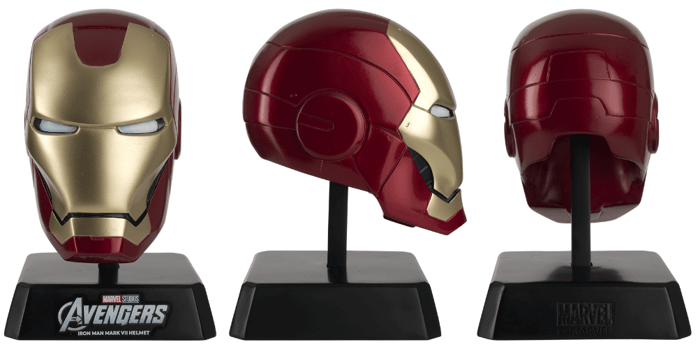 marvel museum, marvel museum collection, marvel museum eaglemoss collections, iron man mark vii helmet