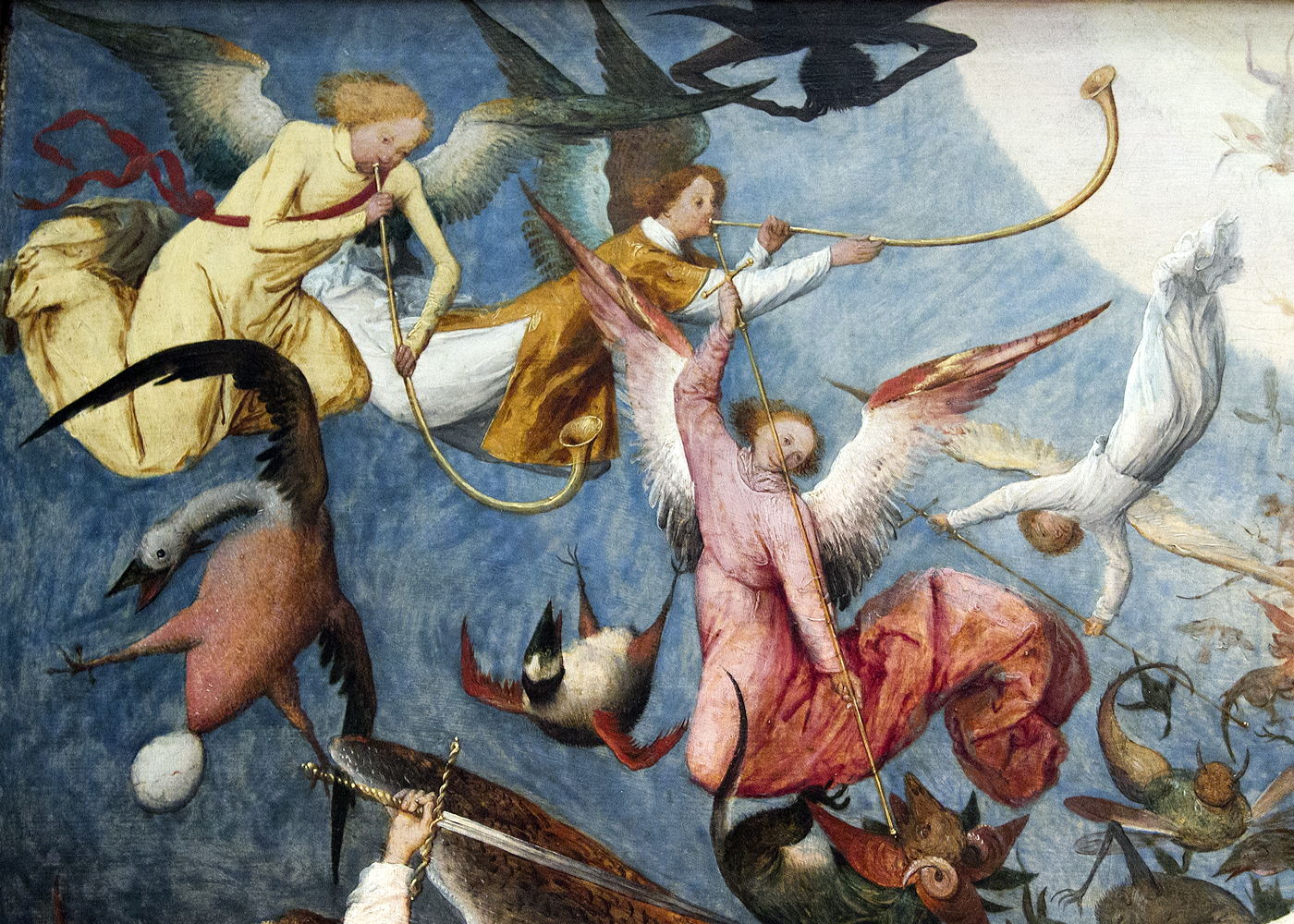 La Caída De Los ángeles Rebeldes Pieter Brueghel El Viejo Arte Paisaje