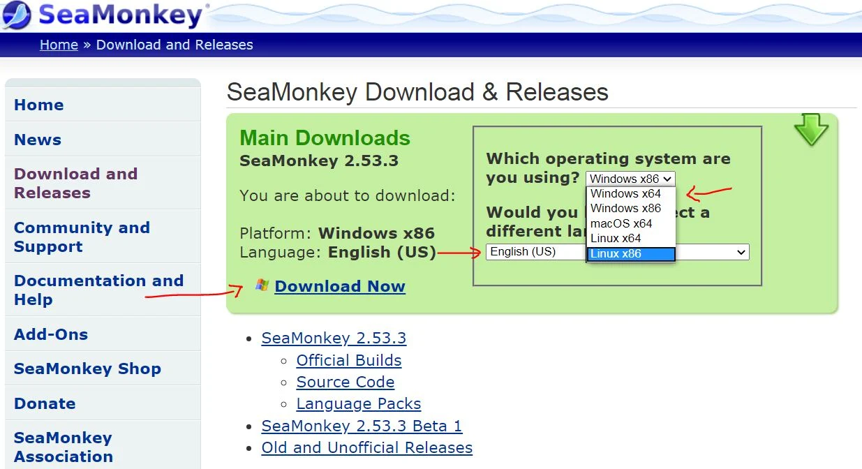 تنزيل seamonkey web browser