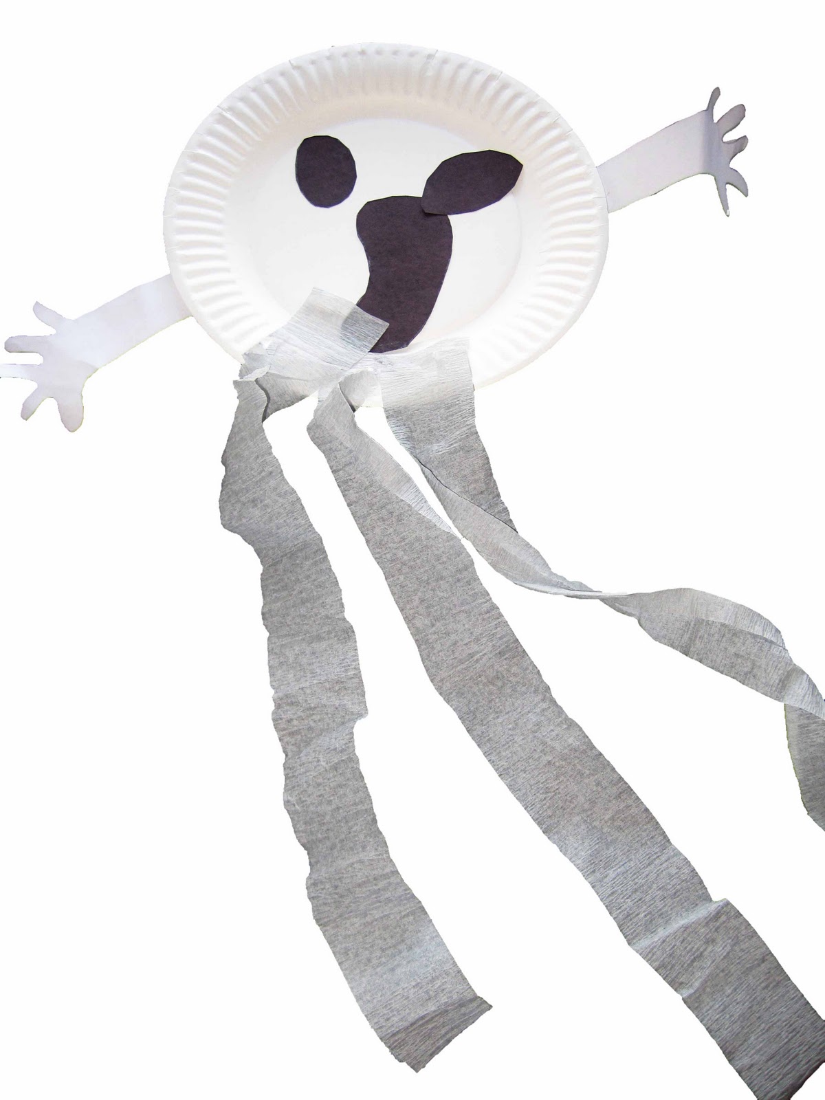 Children's Learning Activities Paper Plate Ghost