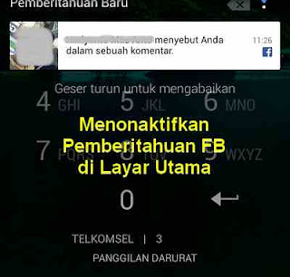 Cara Mematikan Pemberitahuan FB di layar Utama Android | Dunia Android