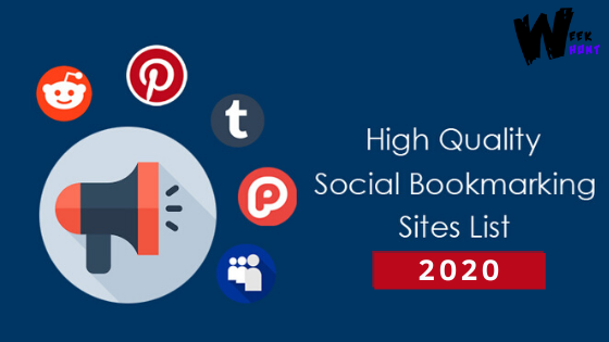 100 Top Social bookmarking Sites List for 2020 (High PR & Dofollow ...