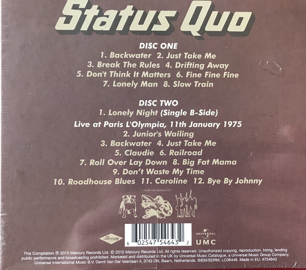 Classic Rock Covers Database Status Quo Quo (1974)