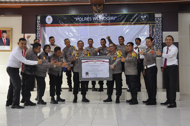 Polres Wonogiri Raih WBK dari Menteri PANRB