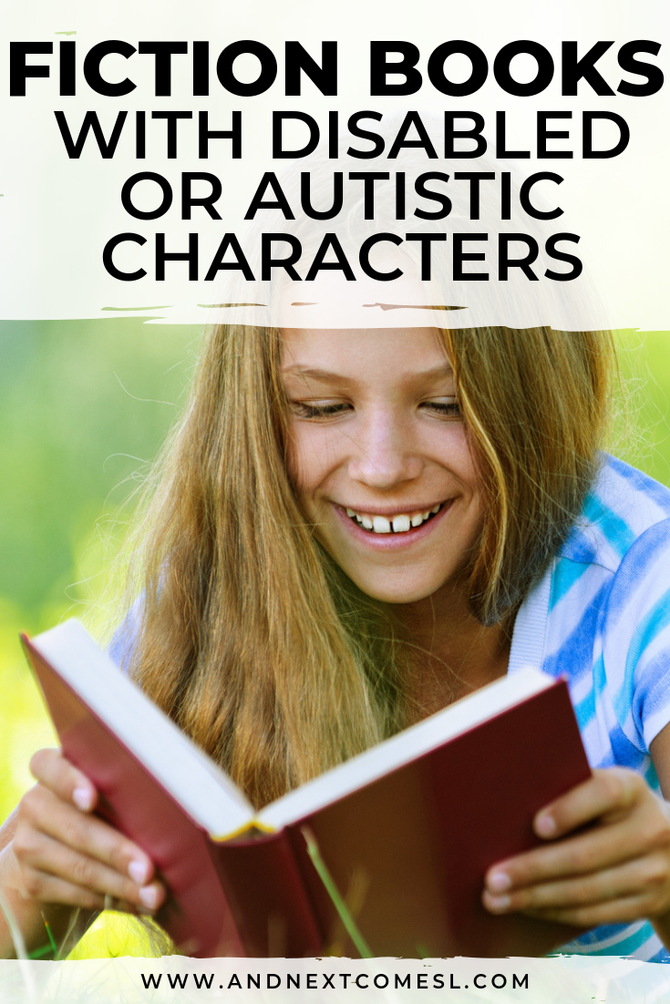 A great list of disability books and autism chapter books for kids