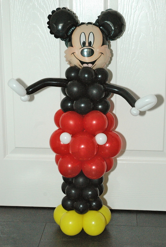 Estar satisfecho cache Sacrificio Figura de Globo de Mickey Mouse