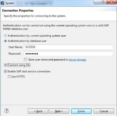 Securing the Communication between SAP HANA Studio and SAP HANA Server through SSL